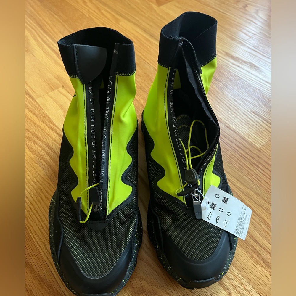 New Adidas Originals Ozweego TR STLT Raf Simons Black Volt Shoes Men’s Size 7.5